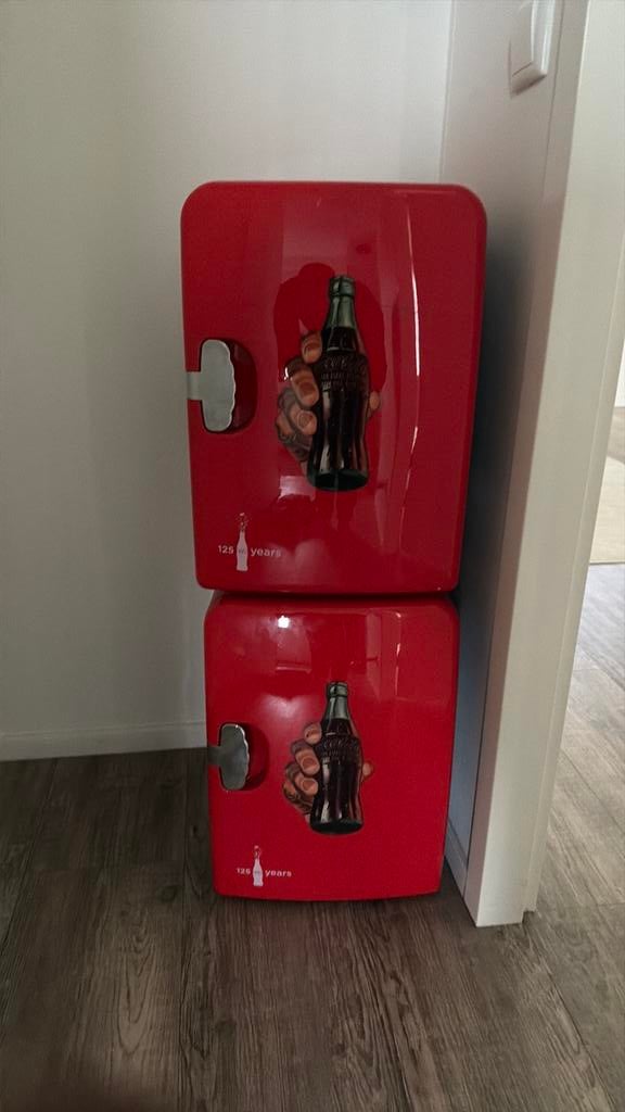 2 Coca cola koelkastjes, Ophalen of Verzenden, Zo goed als nieuw