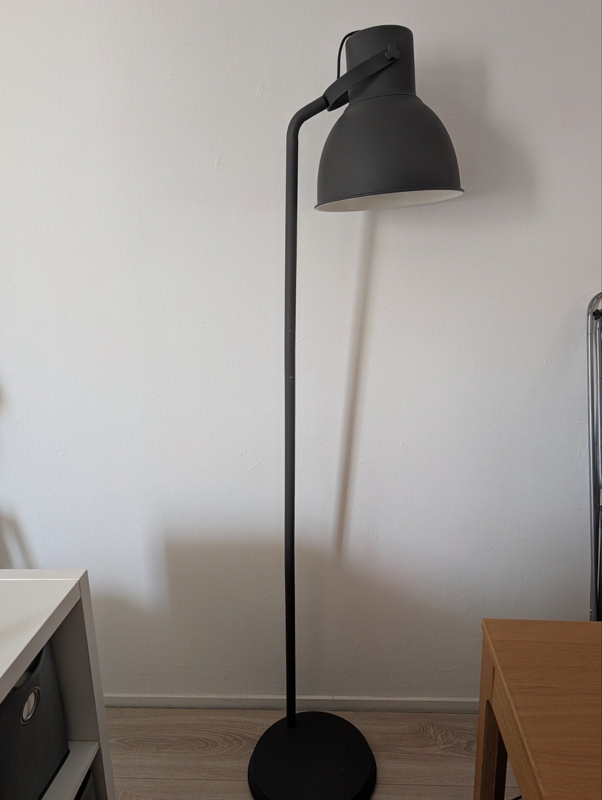 Industriële vloerlamp HEKTAR van IKEA, Ophalen, Gebruikt, Metaal, Industrieel
