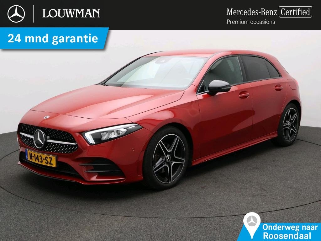 Mercedes-Benz A-Klasse 180 AMG Nightpakket | Sfeerverlichtin, Auto's, 12 maanden, 136 pk, Gebruikt, 4 cilinders