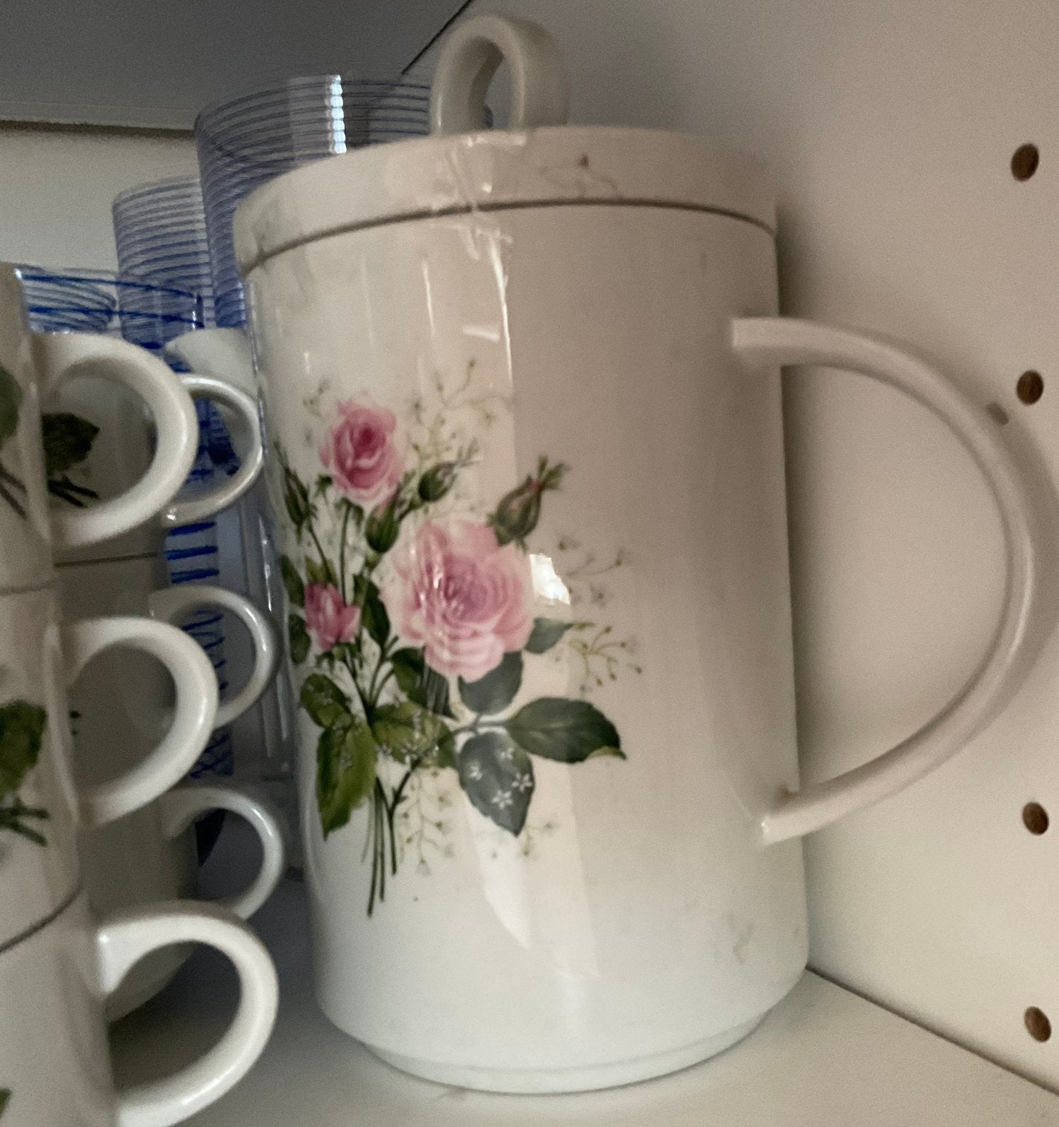 Prachtig rozen servies van Villeroy and Boch: Vintage, Ophalen of Verzenden