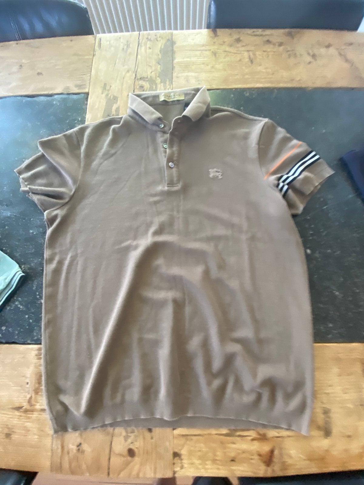 Burberry polo shirt, Kleding | Heren, Polo's, Ophalen of Verzenden, Zo goed als nieuw, Maat 48/50 (M), Beige