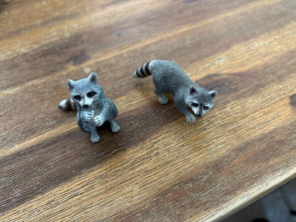 Schleich wasbeer figuren, Ophalen of Verzenden, Zo goed als nieuw