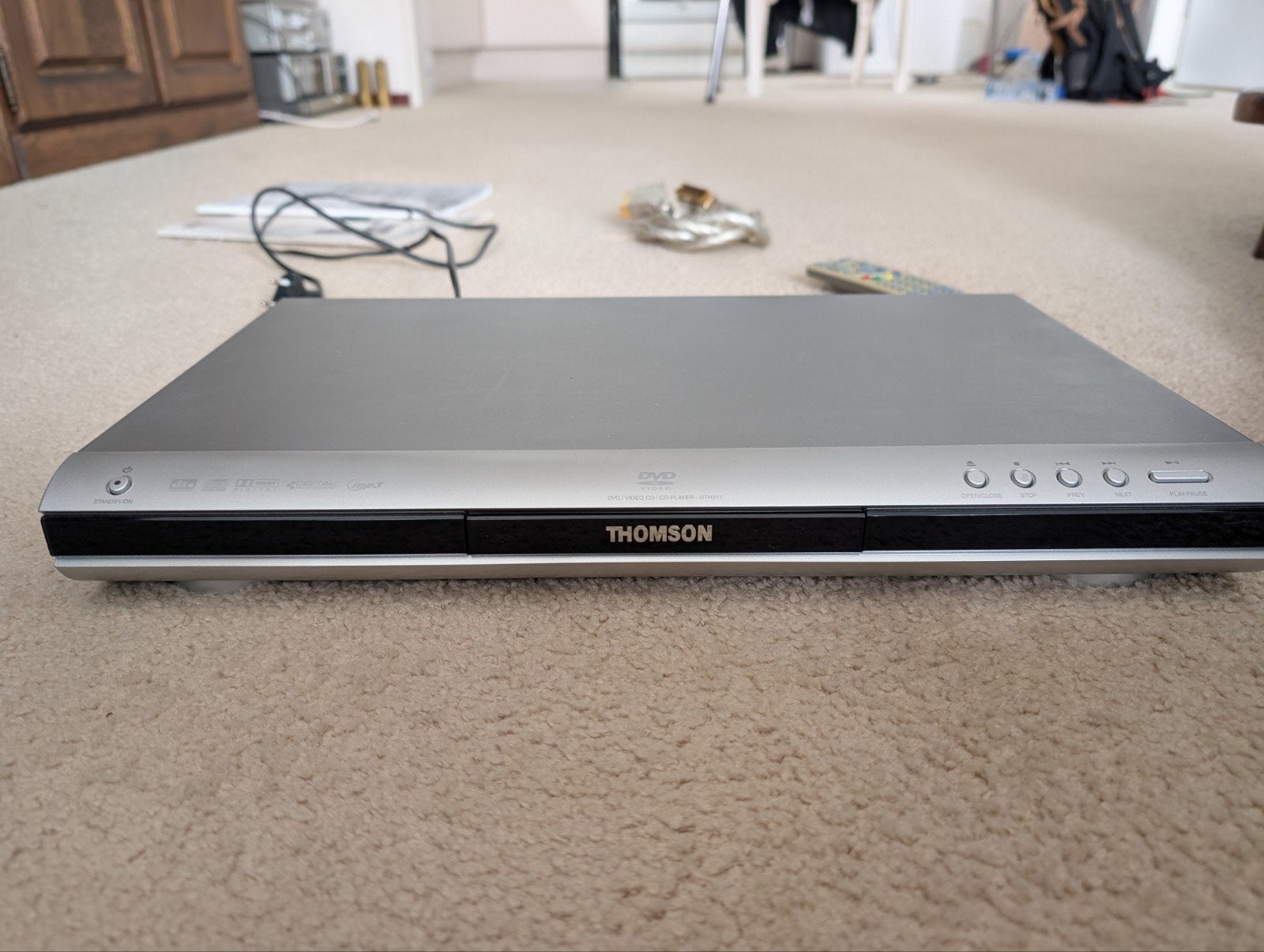 Thomson Dvd-speler met afstandsbediening, Audio, Tv en Foto, Ophalen of Verzenden, Gebruikt, Dvd-speler, Overige merken
