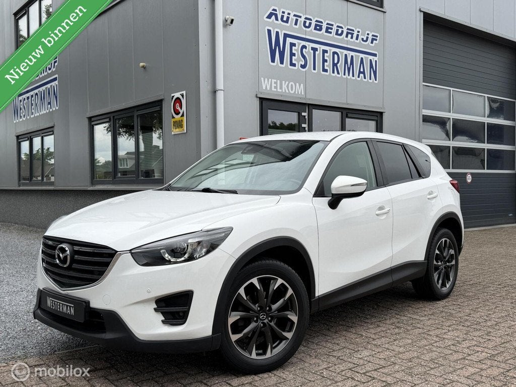 Mazda CX-5 2.0 SkyActiv-G 165 Skylease GT 2WD Leer Clima Nav, 1998 cc, 1290 kg, Wit, Bedrijf