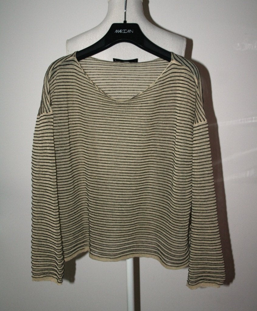 Zara linnen viscose trui mt 42 L Nieuw, Verzenden, Zara, Maat 42/44 (L), Nieuw