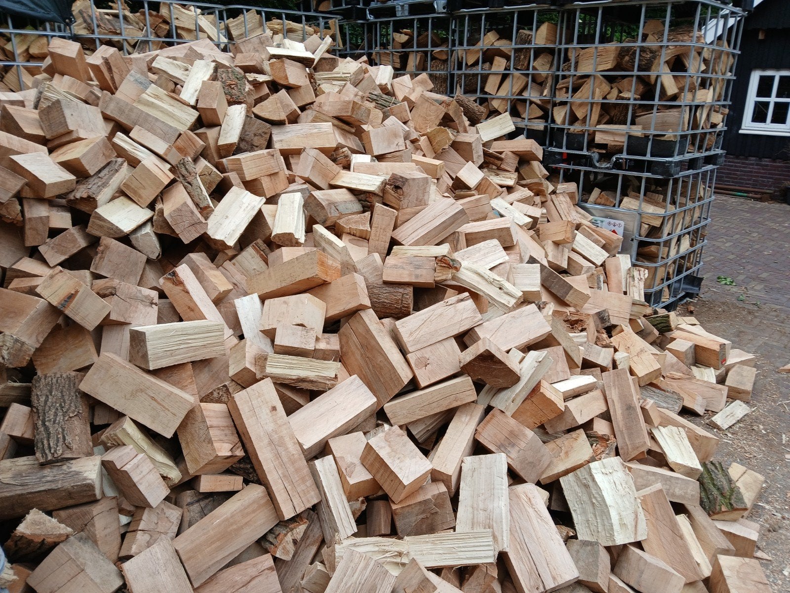 Beuken Brandhout,  haardhout € 105.-, Tuin en Terras, Haardhout, Minder dan 3 m³, Ophalen of Verzenden