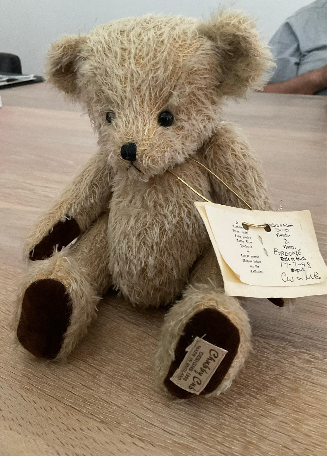 Chubby Cub , Brooke, limited edition number 2 van 500, Verzamelen, Beren en Cherished Teddies, Ophalen of Verzenden, Zo goed als nieuw