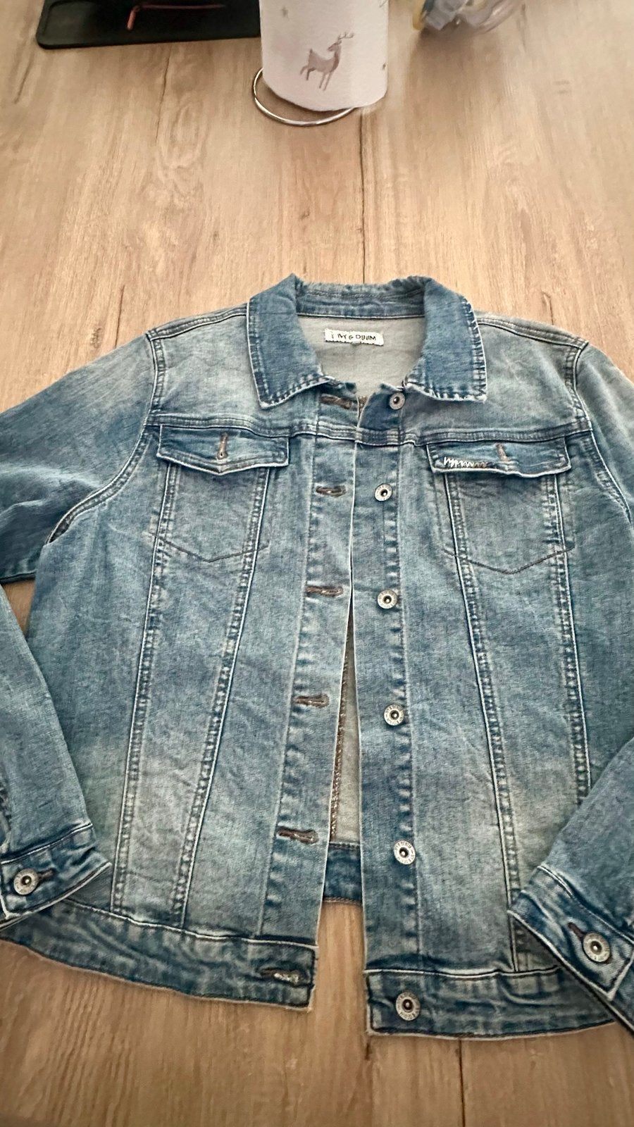 Ivy & Denim spijkerjasje maat M, Ophalen of Verzenden, Gedragen, Maat 38/40 (M), Blauw