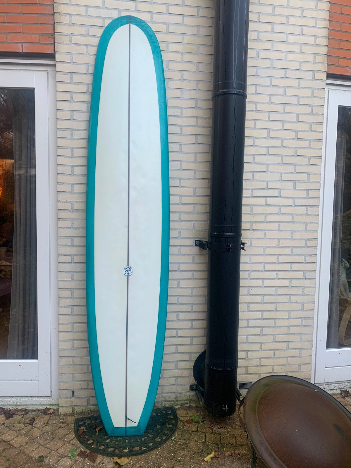 Boss Classic Longboard 9'5" Midnight Express – Custom, Watersport en Boten, Golfsurfen, Ophalen, Zo goed als nieuw, Longboard