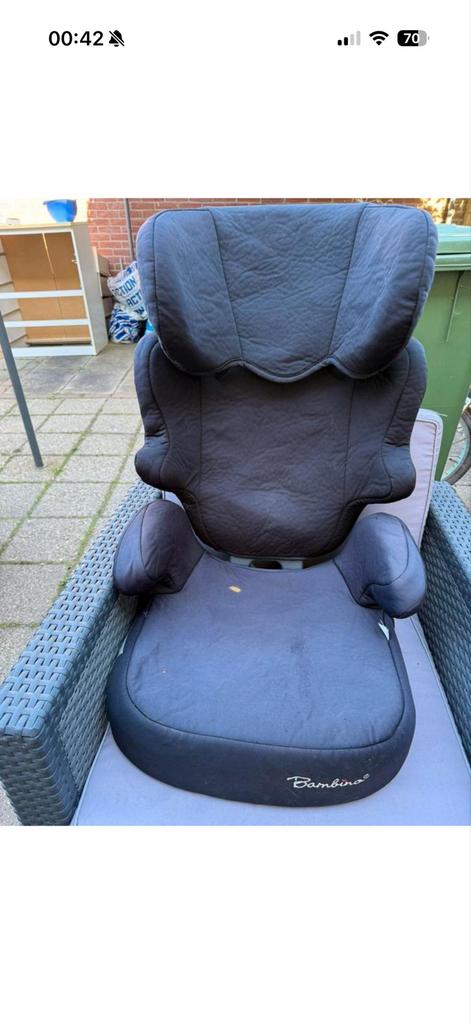 Bambino Autostoel - Veilig en Comfortabel, Verstelbare rugleuning, 9 t/m 36 kg, Ophalen, Overige merken