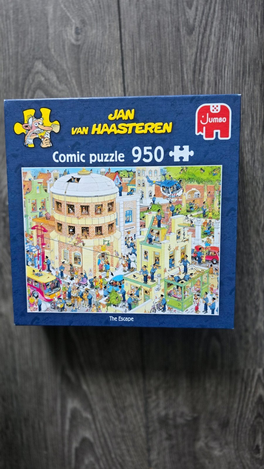 Jan van Haasteren Comic puzzel 950 stukjes - The Escape, Ophalen of Verzenden, 500 t/m 1500 stukjes, Zo goed als nieuw, Legpuzzel