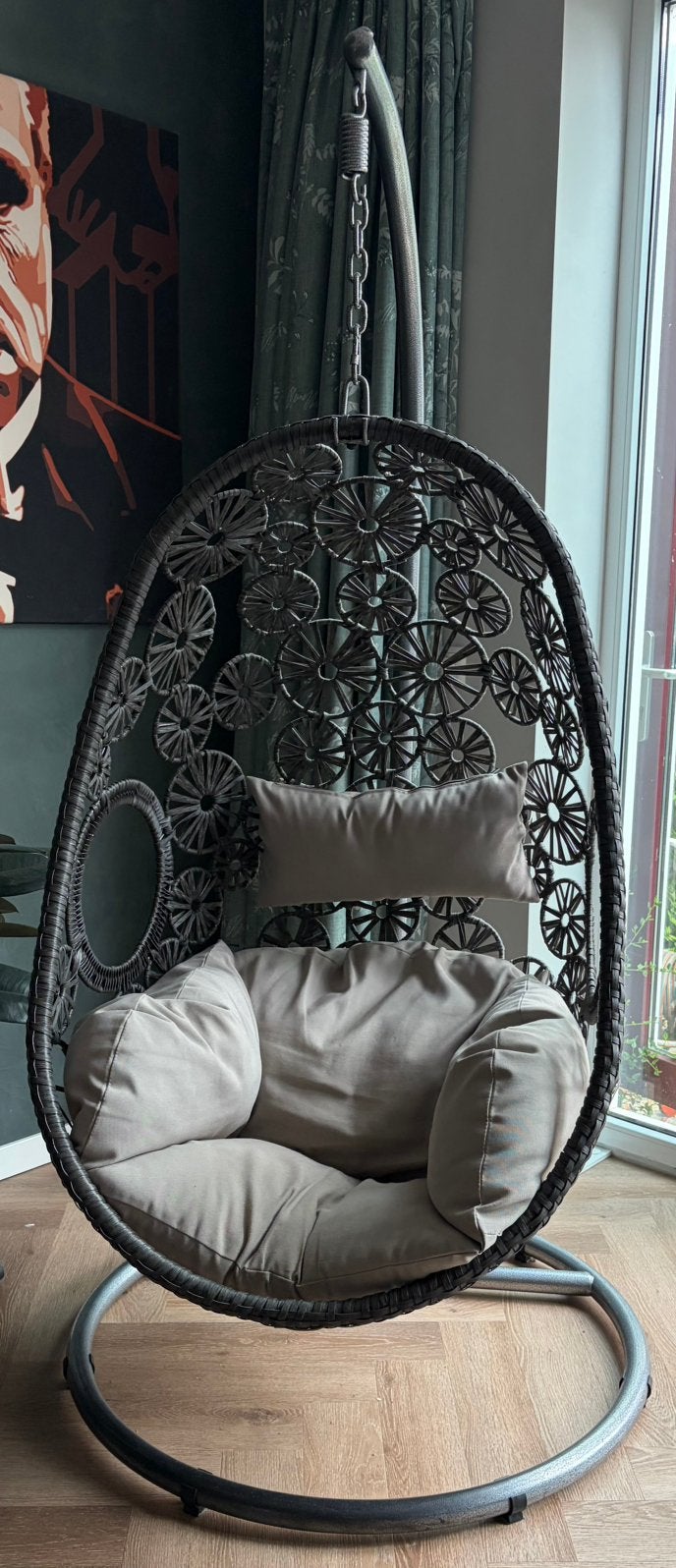 Egg chair, Ophalen, Stof, Zo goed als nieuw, Eén