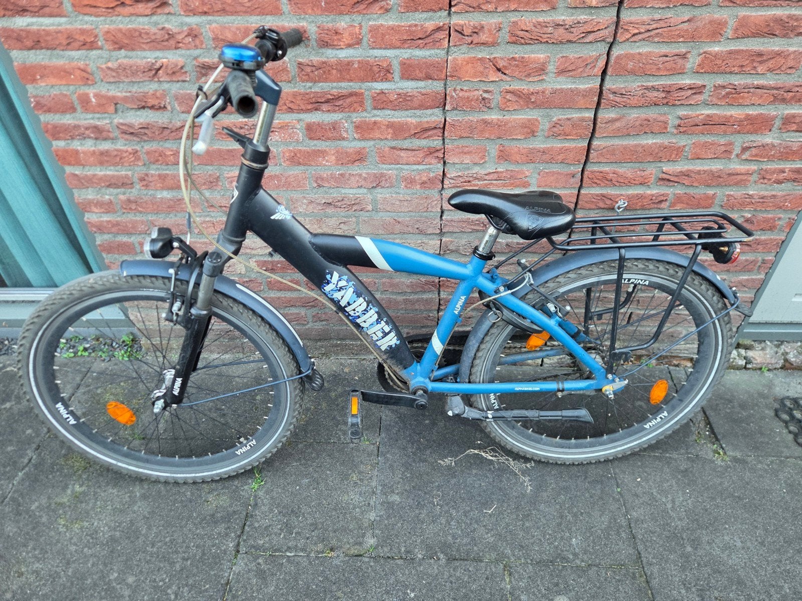 Alpina Yabber 24 inch kinderfiets - 3 versnellingen, Fietsen en Brommers, Ophalen, Gebruikt, Alpina, Terugtraprem