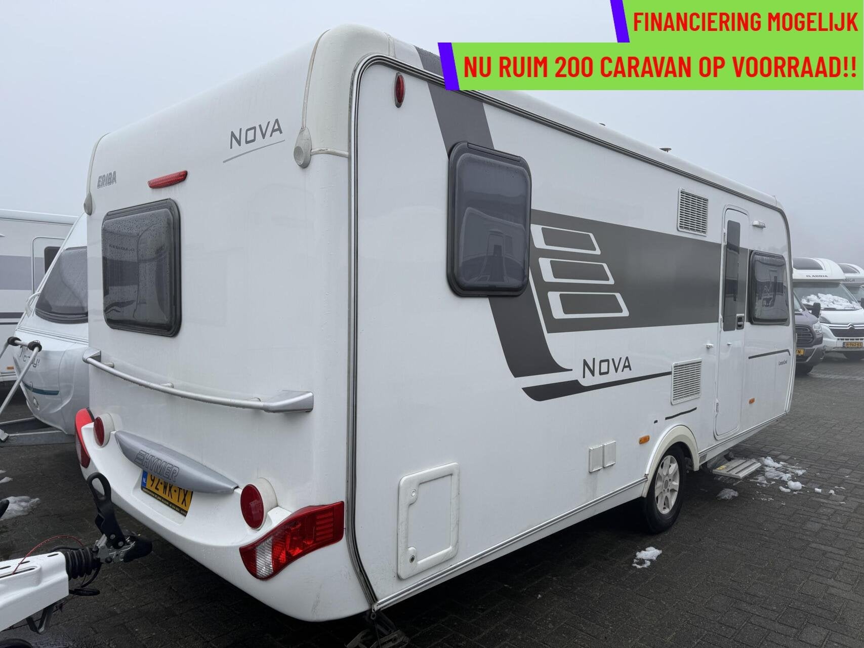 Eriba HYMER NOVA LUXE LINE 545 FRANSBED, RONDZIT, DOUCHE, Rondzit, 7 tot 8 meter, Bedrijf, Douche