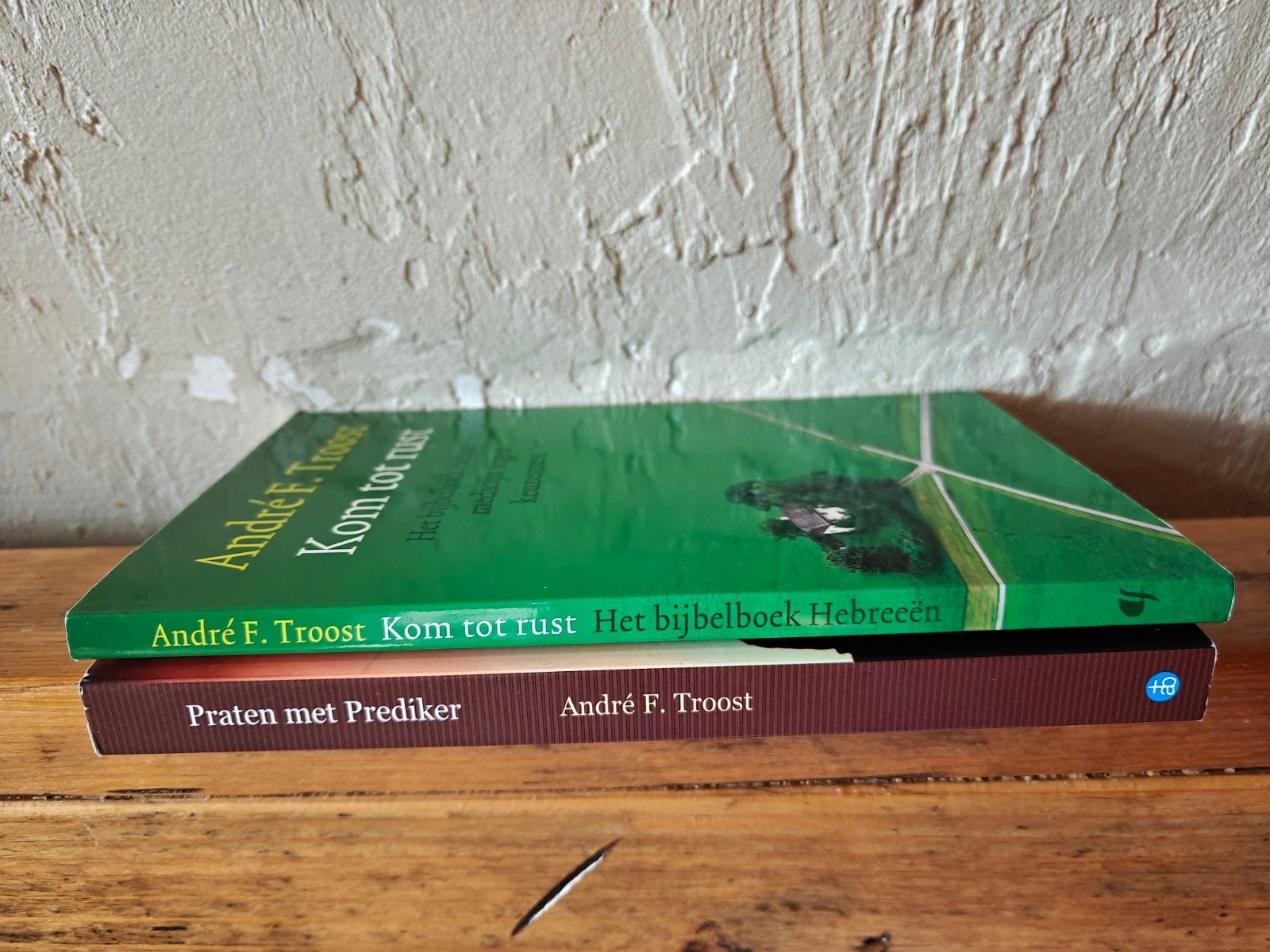 2 Bijbelstudies van Andre F. Troost., Boeken, Ophalen of Verzenden