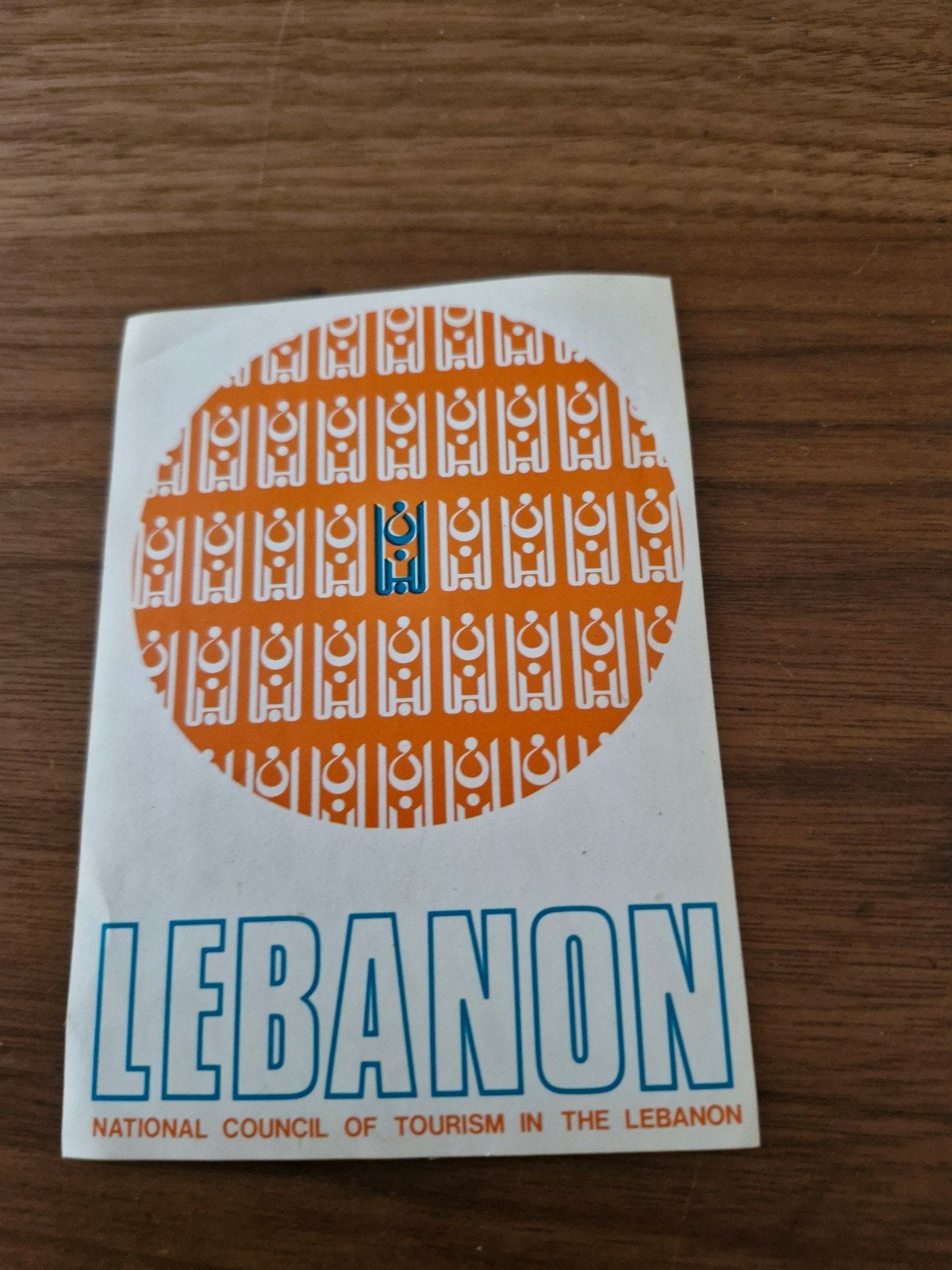 10995 Vintage Lebanon Toerisme Sticker - National Council, Ophalen of Verzenden, Gebruikt, Overige typen