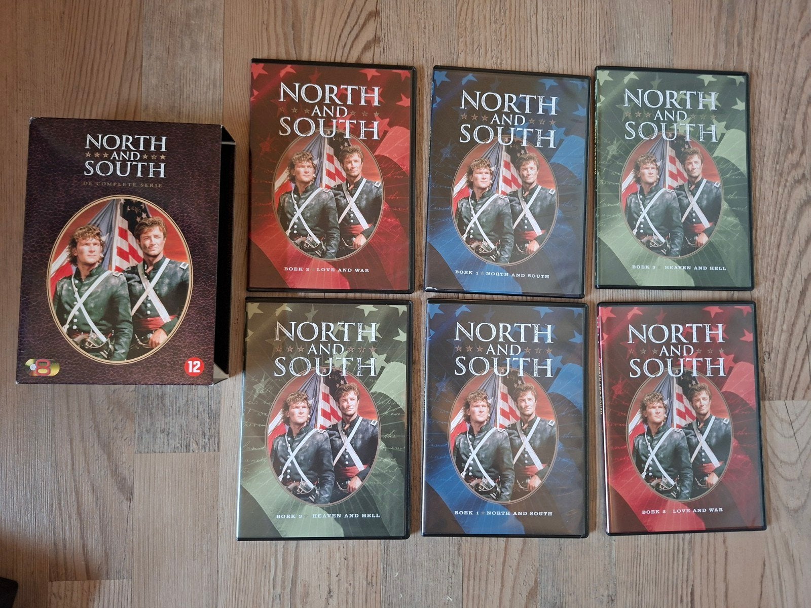 North and South - De Complete Serie (DVD Boxset), Cd's en Dvd's, Engels, Nederlands, Drama, Ophalen of Verzenden
