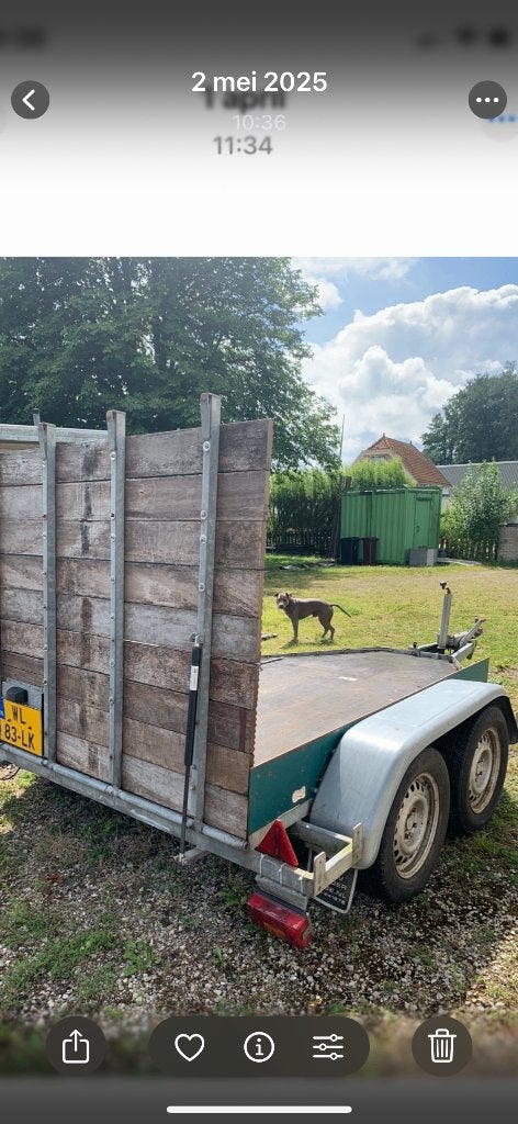 oprij trailer, Ophalen