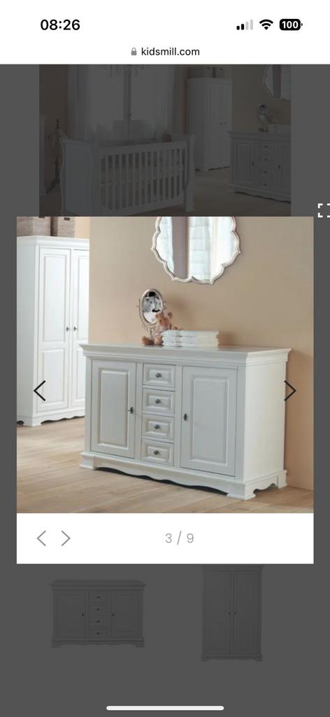 Wandplank en commode Louise de Phillipe, Ophalen, Zo goed als nieuw, Jongetje of Meisje