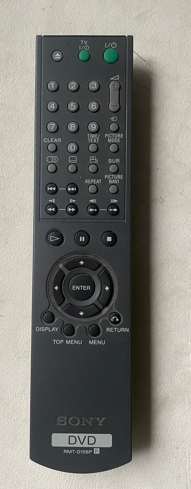 Sony DVD afstandsbediening RMT-D156P, Ophalen of Verzenden, Gebruikt, Origineel, Dvd