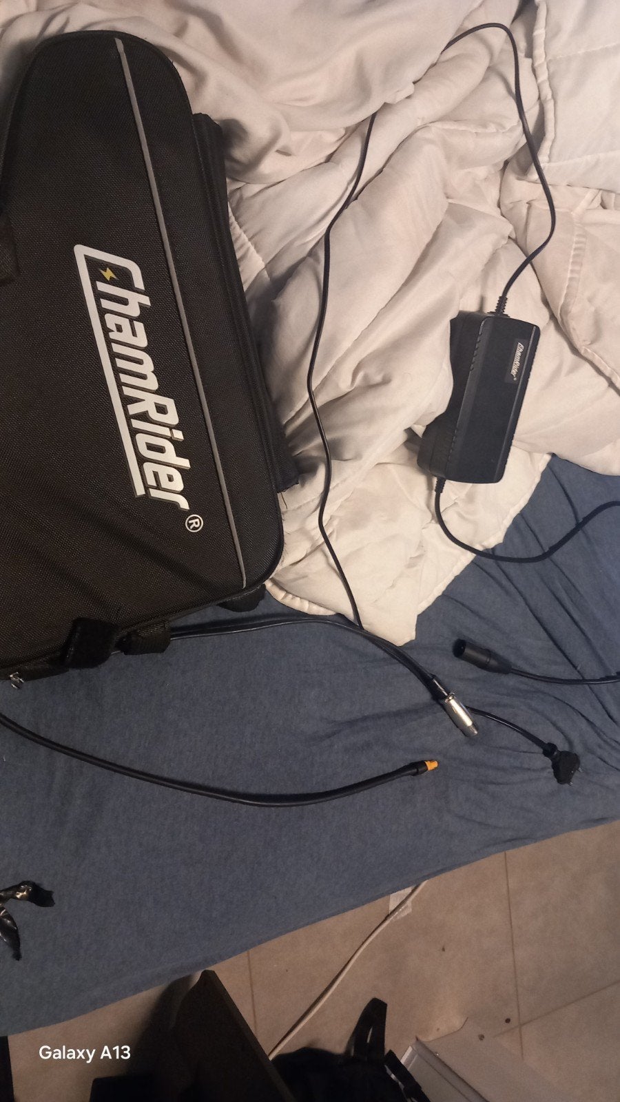 ChamRider 48V 45Ah Li-ion Batterij met Oplader, Fietsen en Brommers, Ophalen, Zo goed als nieuw