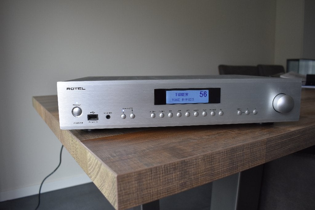 Rotel A14MK II integrated amplifier, Overige merken, Ophalen of Verzenden, Zo goed als nieuw, 60 tot 120 watt