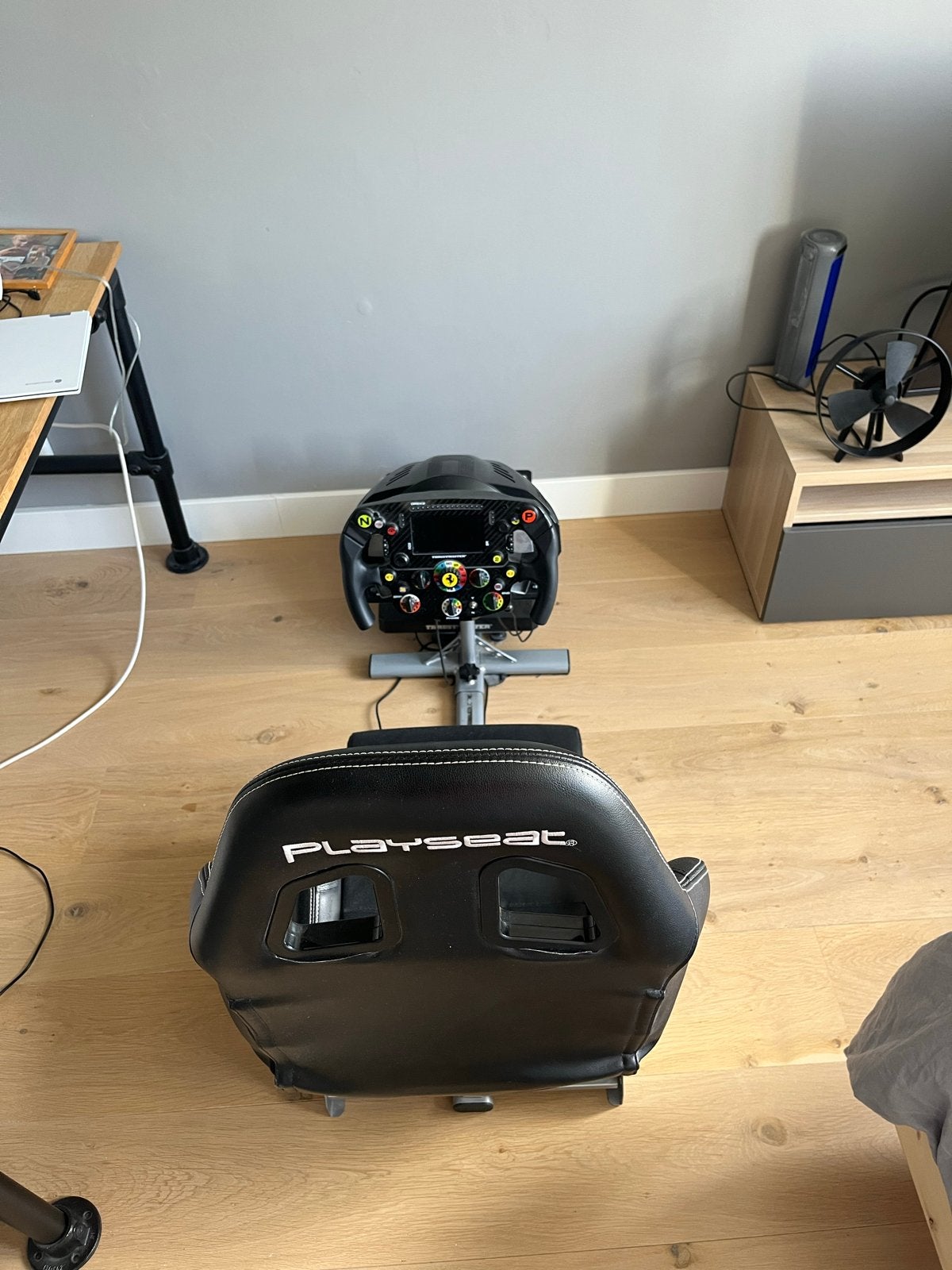 Thrustmaster T300 Ferrari SF1000 Playseat racestuur set, Ophalen, Racestoel, Force feedback, PlayStation