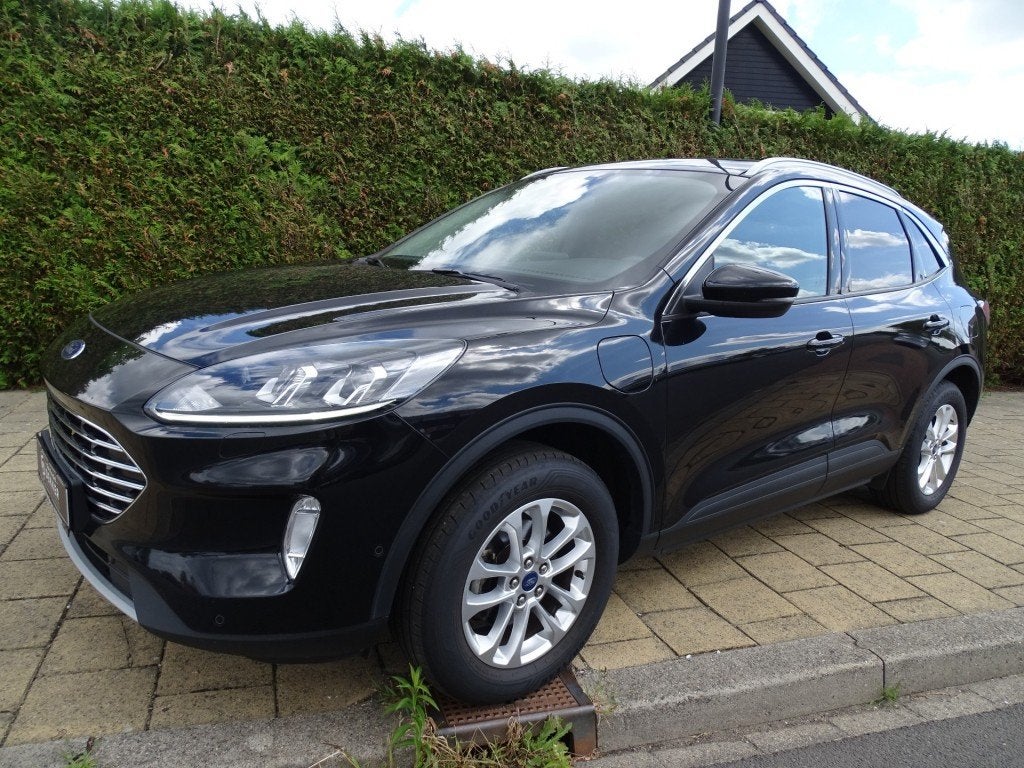 Ford KUGA 2.5 Plugin-Hybride 225Pk-Navi-Media app-Pdc-Camera, Auto's, Ford, Gebruikt, Met garantie (alle), Zwart, Plug-in hybride