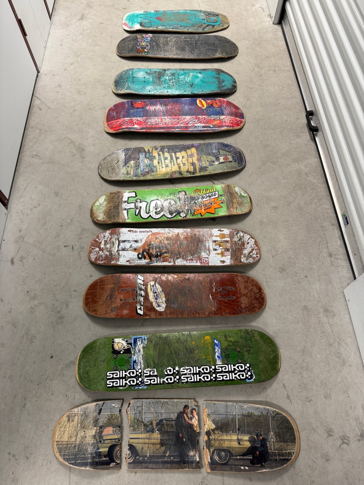 Diverse Skateboard Decks - Gebruikt, Sport en Fitness, Skateboarden, Ophalen, Gebruikt, Skateboard