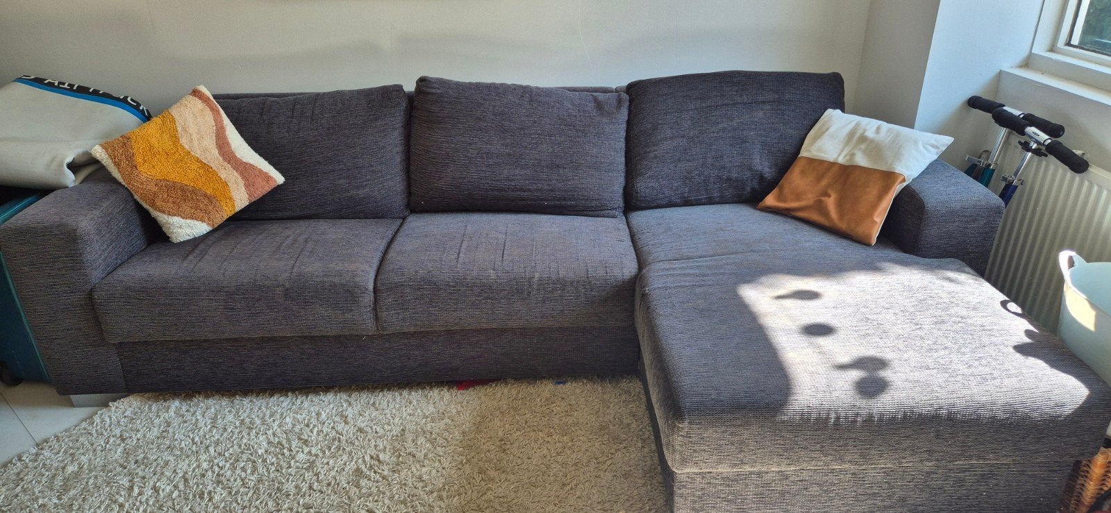 GRATIS Hoekbank van Pronto Wonen, Huis en Inrichting, Banken | Bankstellen, Ophalen, 250 tot 300 cm, Gebruikt, 100 tot 125 cm
