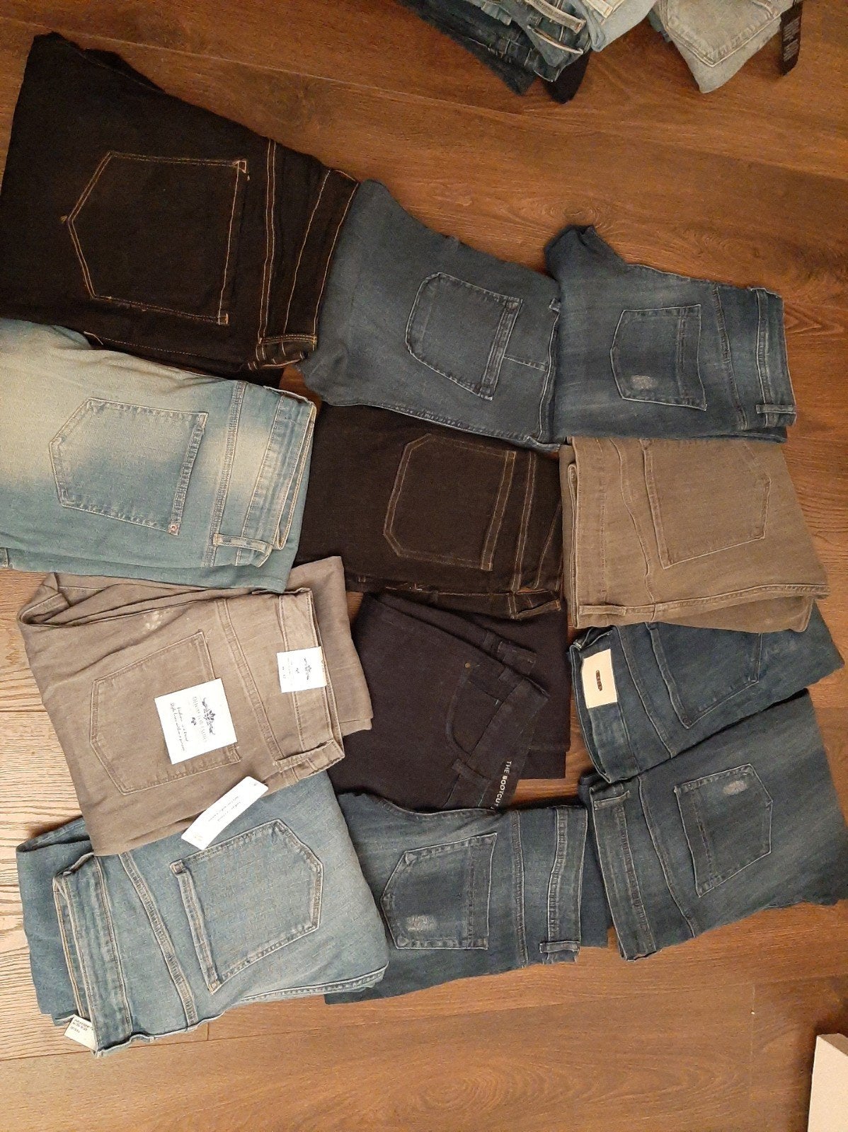 Partij Dames Jeans - Diverse Maten en Kleuren 50 stuks, Kleding | Dames, Spijkerbroeken en Jeans, Blauw, Overige jeansmaten, Nieuw