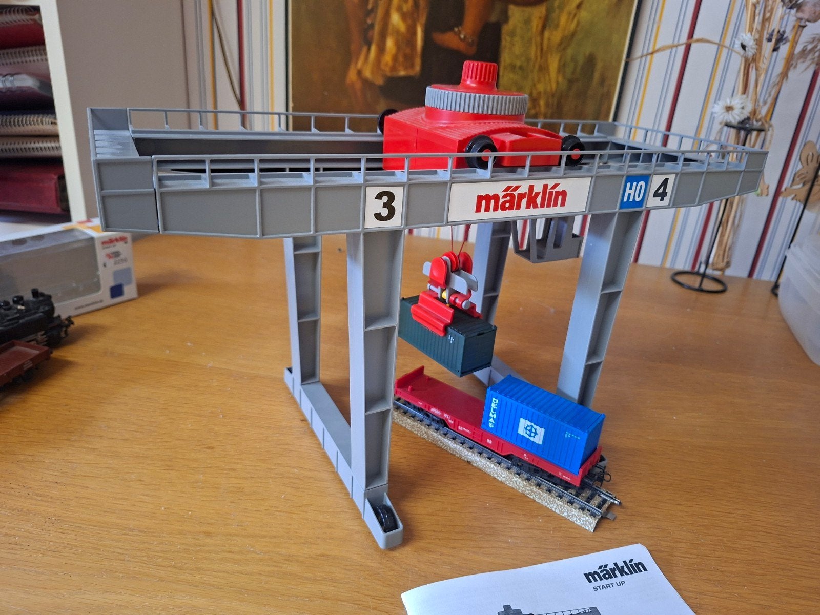 Märklin Container Terminal met Container Wagon - Nieuwstaat, Ophalen, Zo goed als nieuw, Overige typen, Märklin