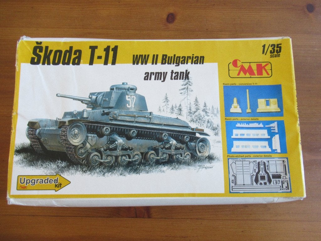 Skoda T-11 Bulgarian Army  (CMK 1/35), Hobby en Vrije tijd, Modelbouw | Auto's en Voertuigen, Overige merken, Tank, 1:32 tot 1:50