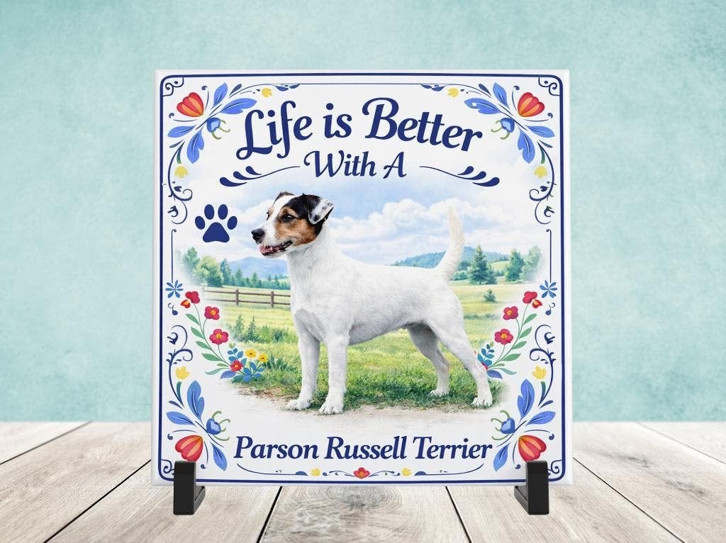 Life is Better with a Parson Russell Terrier - Tegel, Verzenden, Nieuw