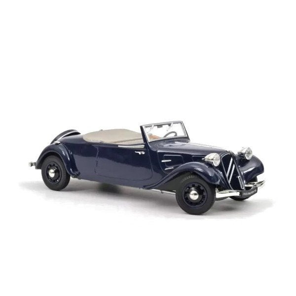 Citroen Traction Cabriolet 1938 Blauw Schaal 1/18 Norev, Auto, Norev, Ophalen of Verzenden, Norev