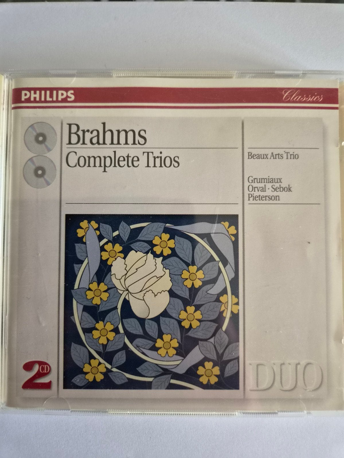 Brahms Complete Trios - Beax Arts Trio (2CD), Inclusief doosje, Boxset, Brahms, Ophalen of Verzenden