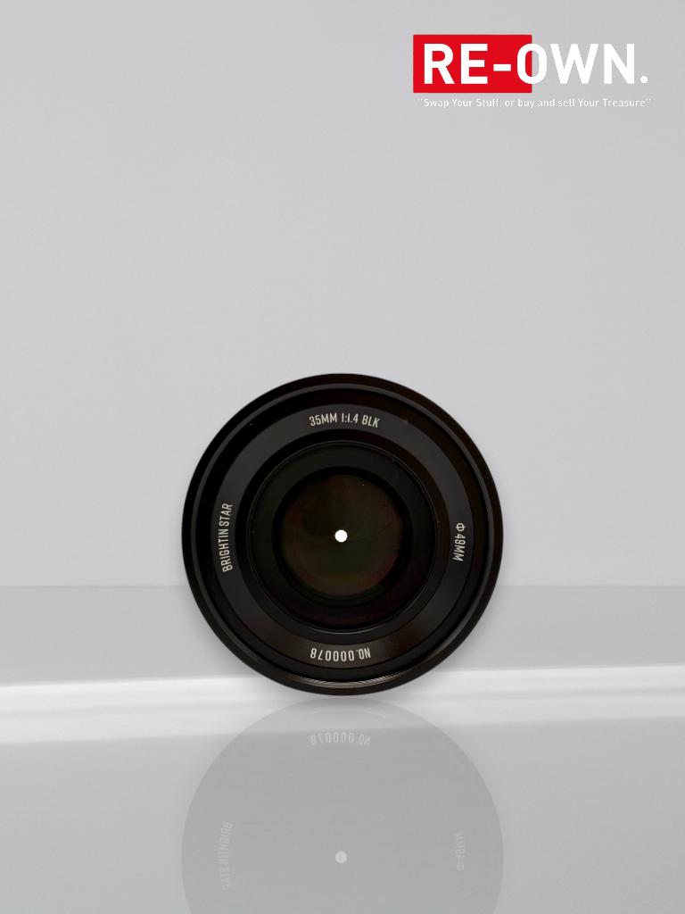 Brightin Star 35mm F1.4 Full-Frame Sony Mount (nieuwstaat), ., Zo goed als nieuw, Brightin Star, .