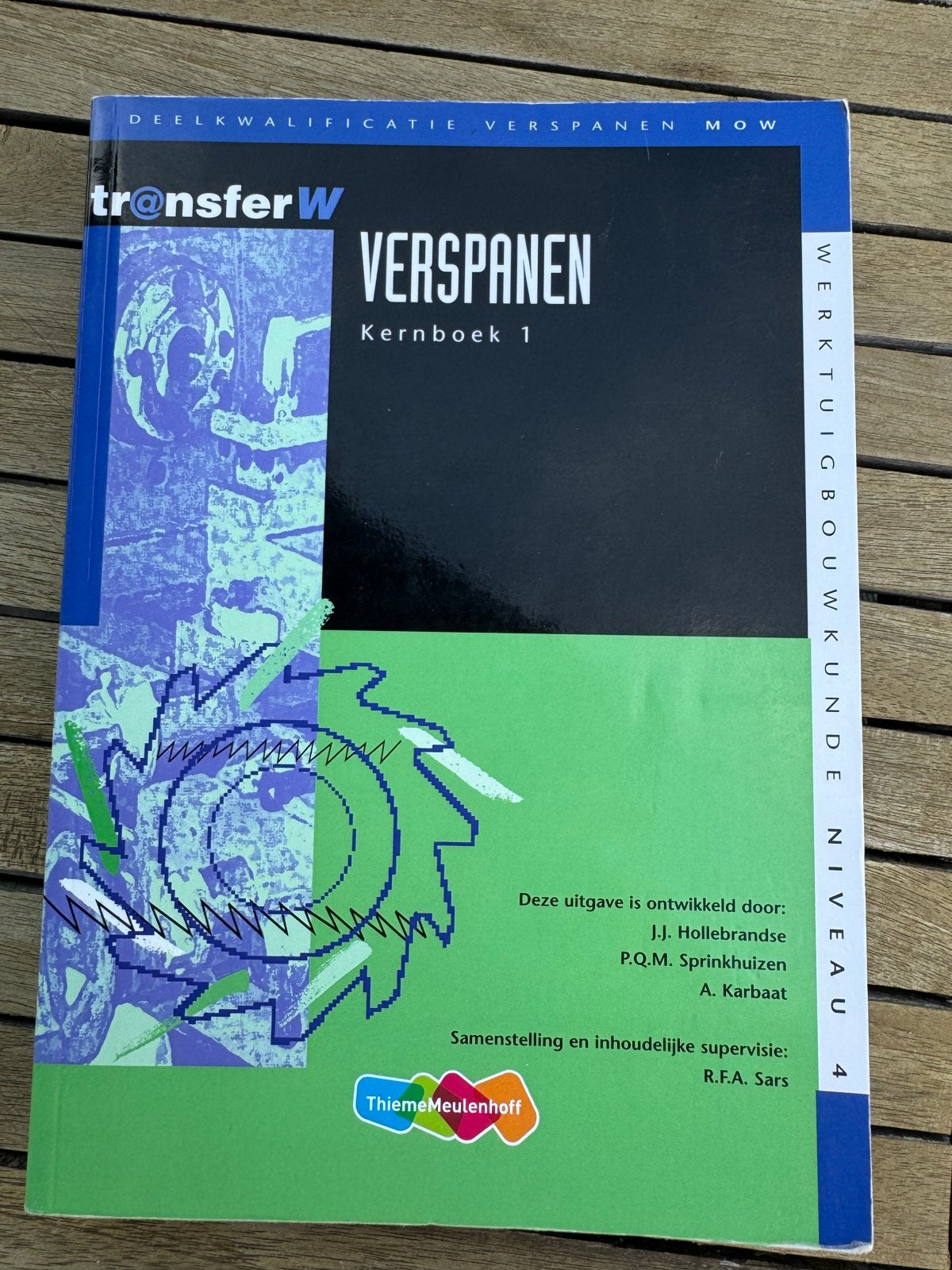Verspanen Kernboek 1 Fijnmechanische Techniek/Werktuigbouw, Boeken, Ophalen of Verzenden, Beta, Gelezen, MBO