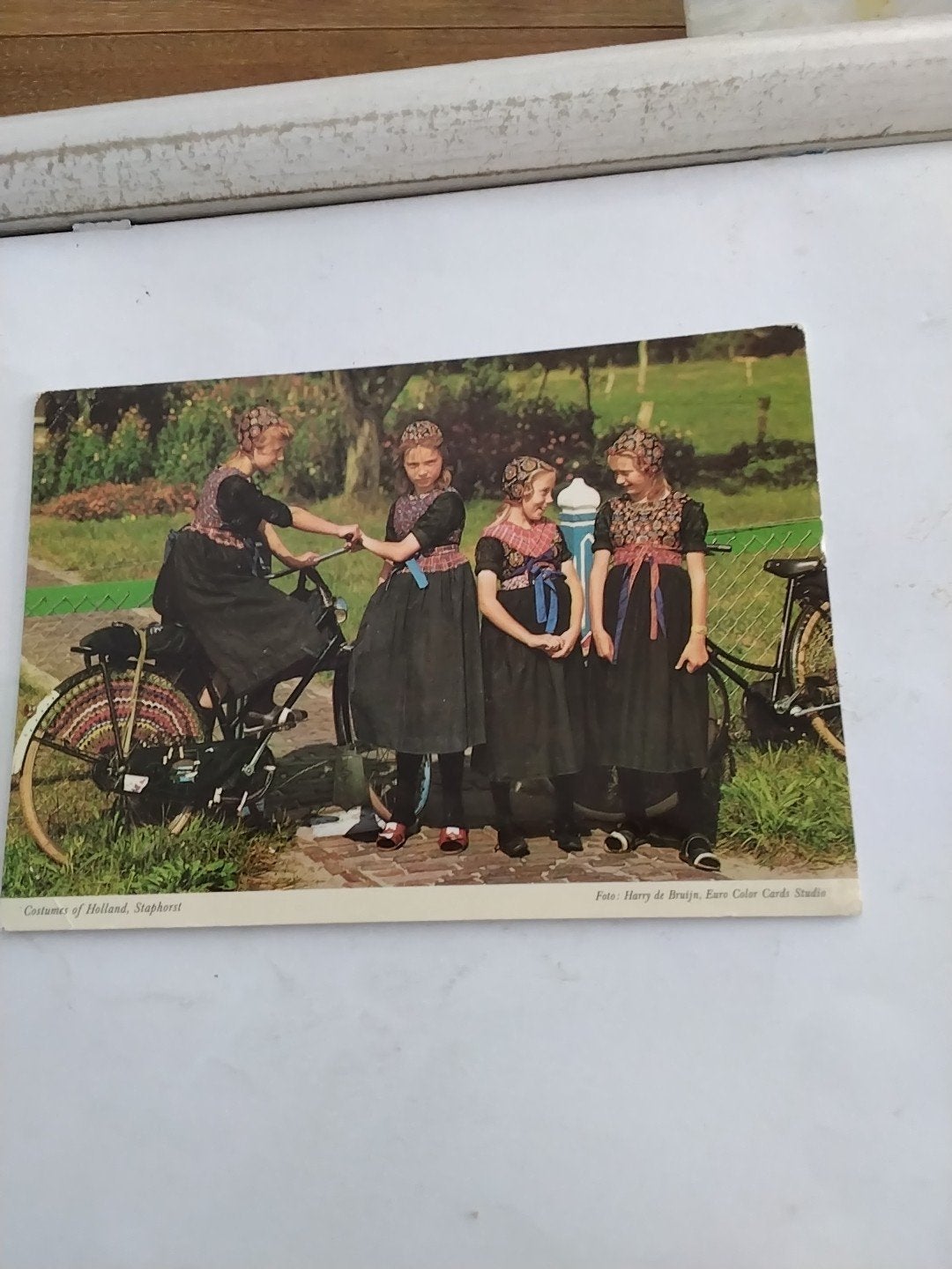 Oude Ansichtkaart Staphorst Klederdracht, Ophalen of Verzenden, 1960 tot 1980, Ongelopen, Overijssel