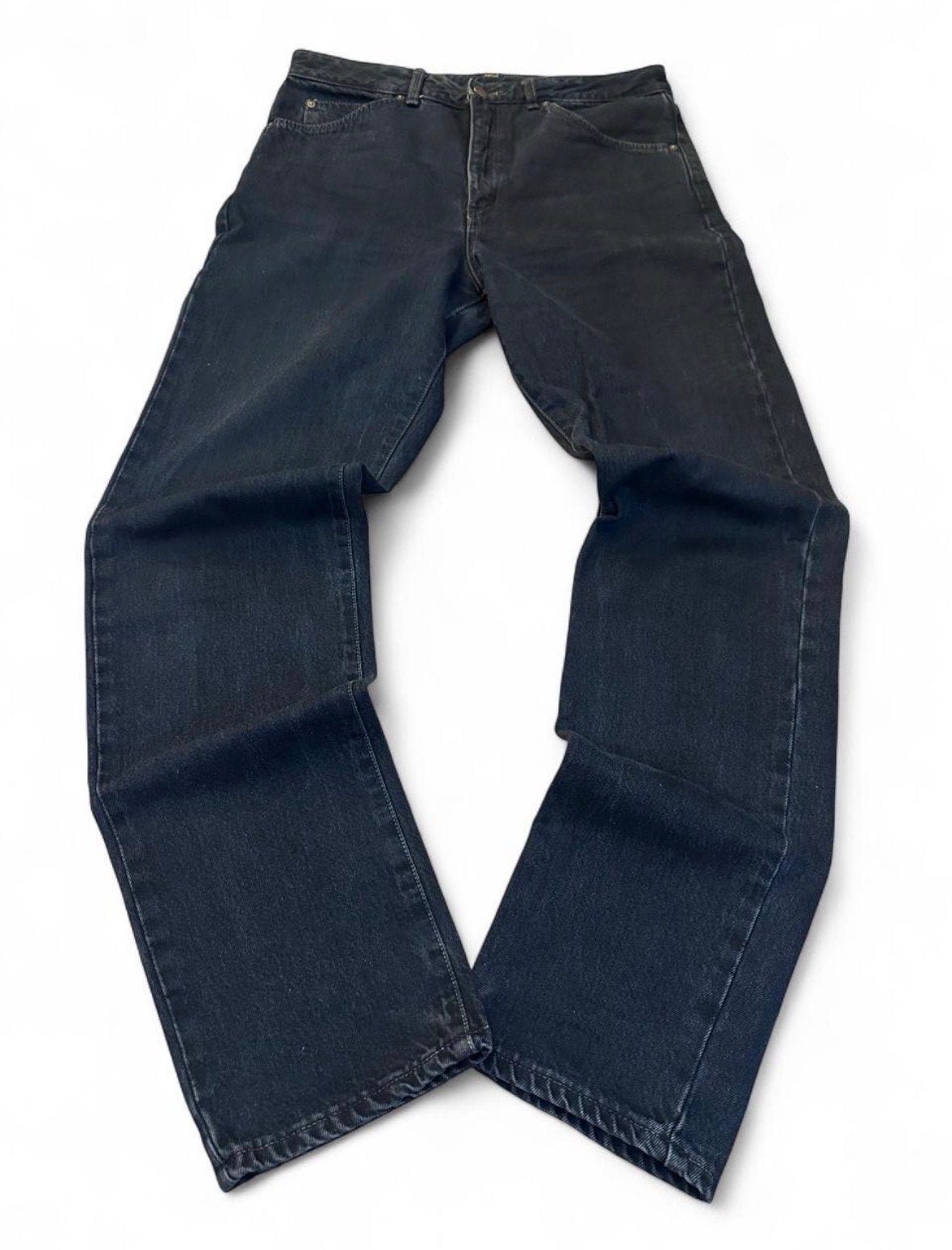 Edwin London Slim Jeans W31 L32 Zwart Denim Made in Japan, Ophalen of Verzenden, Gedragen, Zwart, W32 (confectie 46) of kleiner
