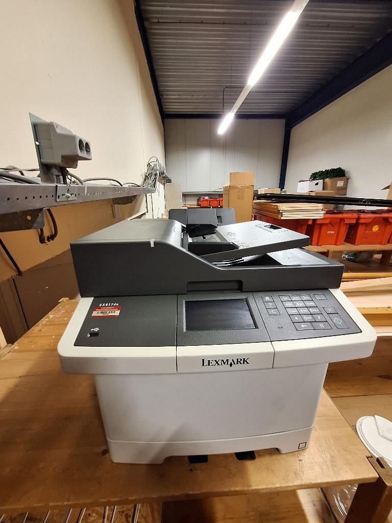 Lexmark CX417de, Computers en Software, Printers, Gebruikt, Printer, Scannen, Ophalen
