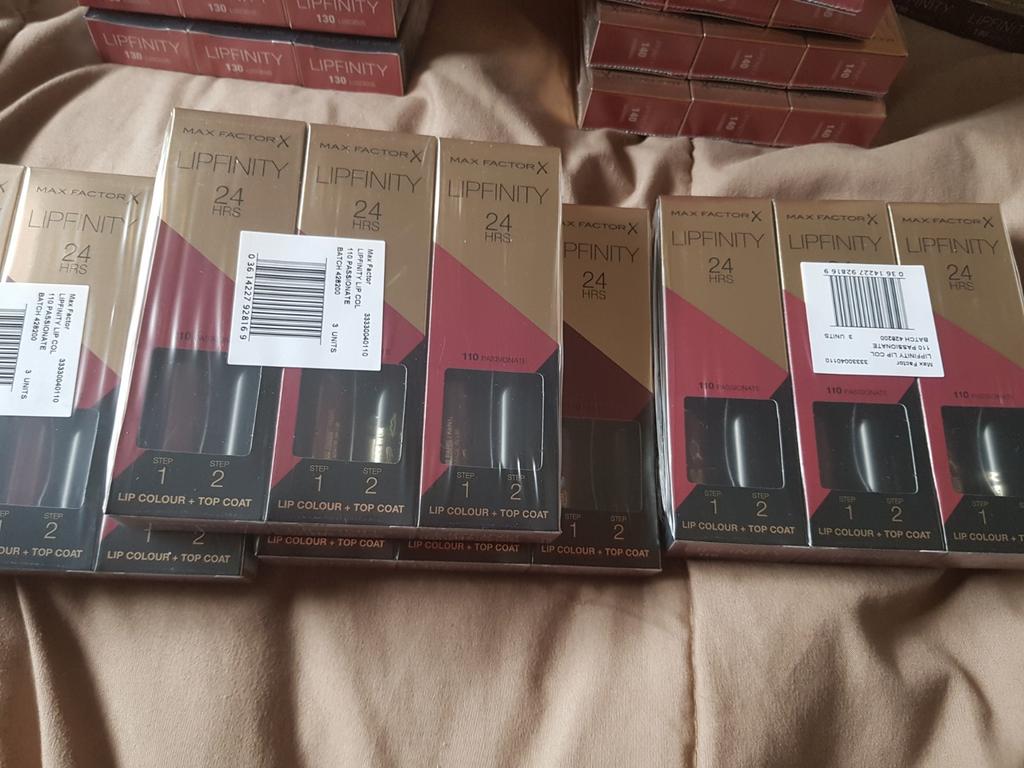 10stuks maxfactor lipfinity zonder topcoat nr 110, Verzenden, Nieuw, Overige kleuren, Handen en Nagels