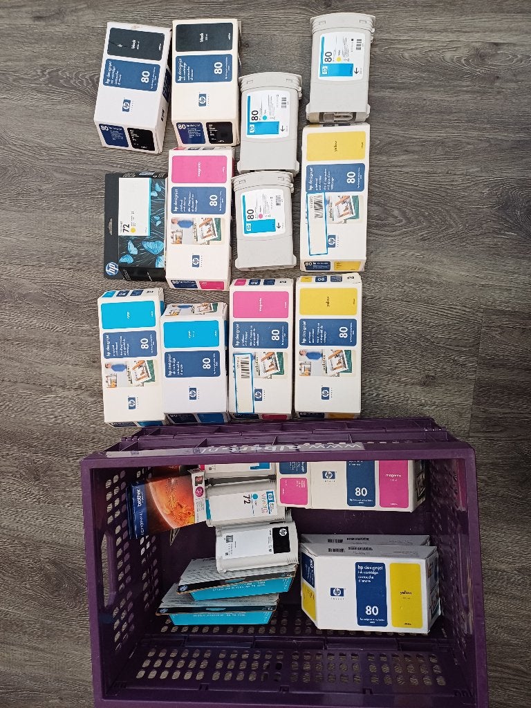 Inkt cardridge HP 80 designjet series 1000, Computers en Software, Printerbenodigdheden, Ophalen of Verzenden, Nieuw, Cartridge