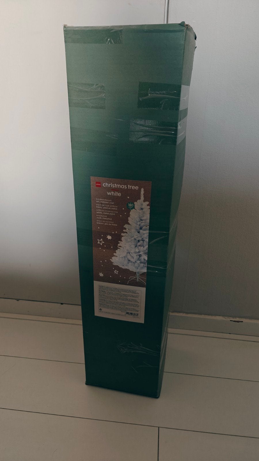 Kunst kerstboom (Hema) 180cm, wit, Ophalen, Zo goed als nieuw