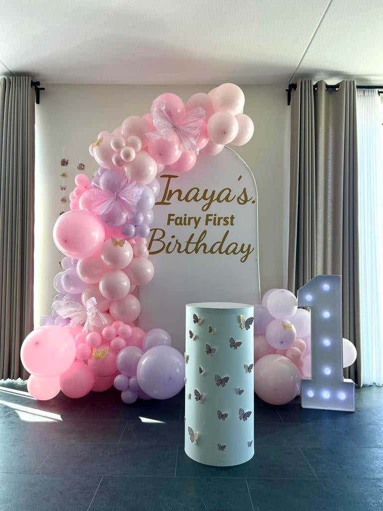 Ballonnen decoratie / backdrop / ballonnenboog, Ophalen, Nieuw, Geboorte of Huwelijk