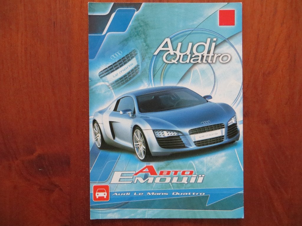 Ansichtkaart Audi Le Mans Quattro, Boeken, Ophalen of Verzenden, Nieuw, Audi