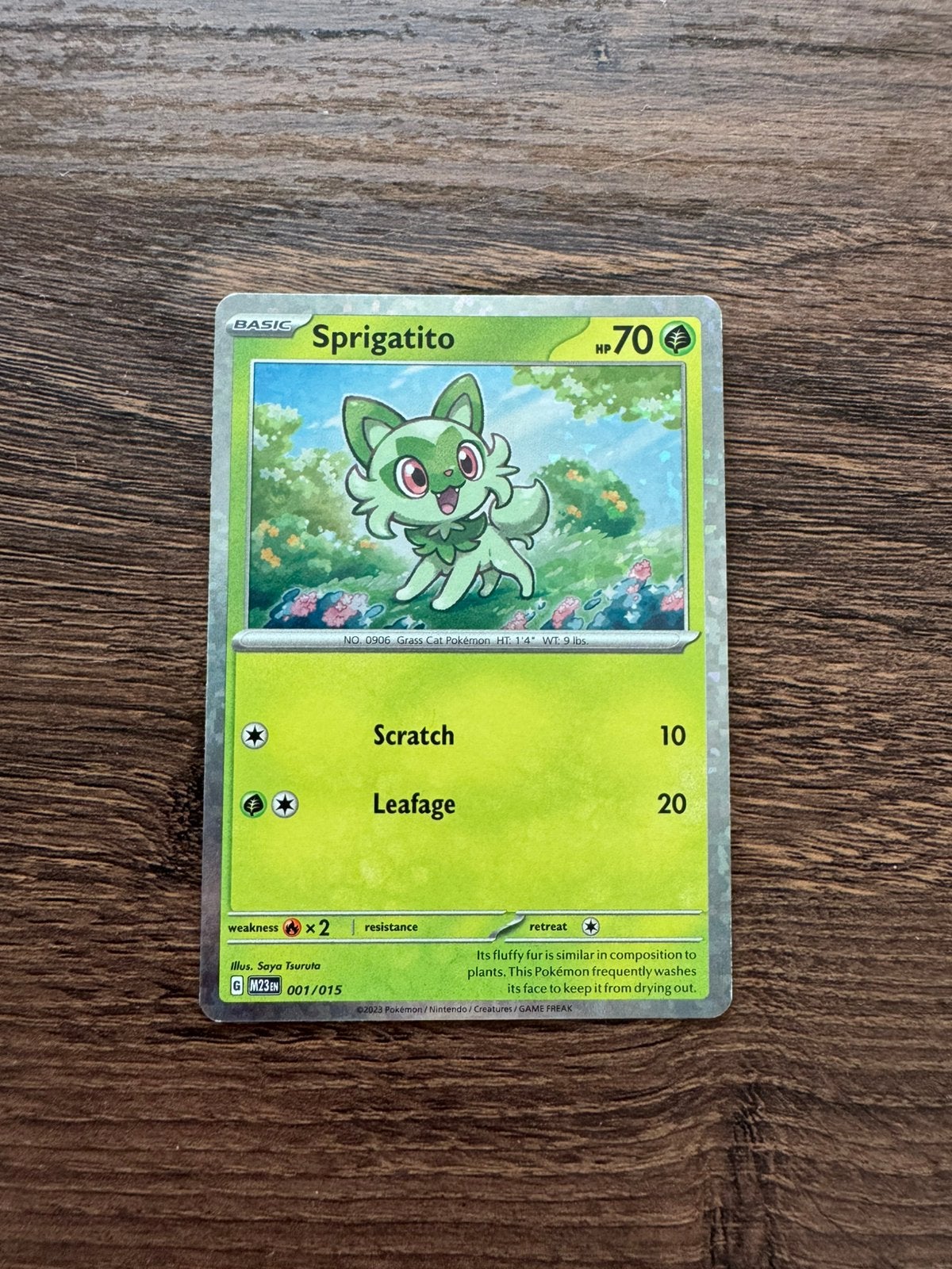 Sprigatito (M23 001) McDonald's Match Battle 2023, Ophalen of Verzenden, Zo goed als nieuw