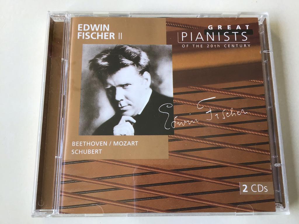Edwin Fischer II / Beethoven /Mozart/Schubert 2CDSET, Ophalen of Verzenden, Zo goed als nieuw