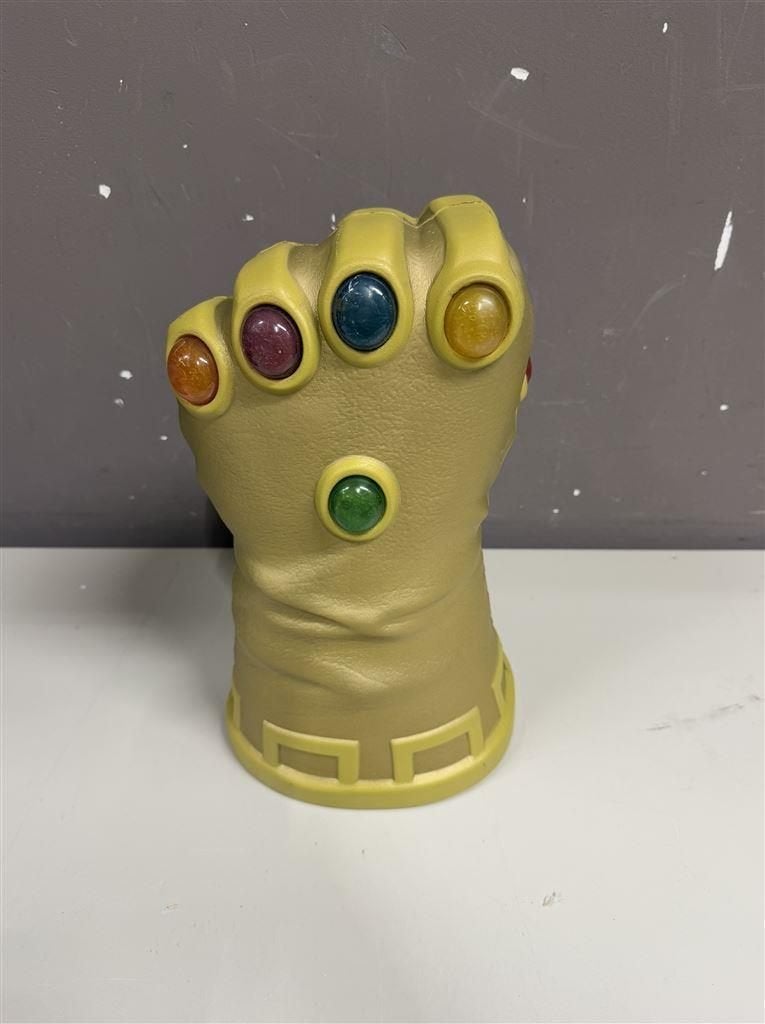Marvel handschoen avengers infinity stones handschoen, Ophalen of Verzenden, Overige figuren, Zo goed als nieuw, Beeldje of Figuurtje