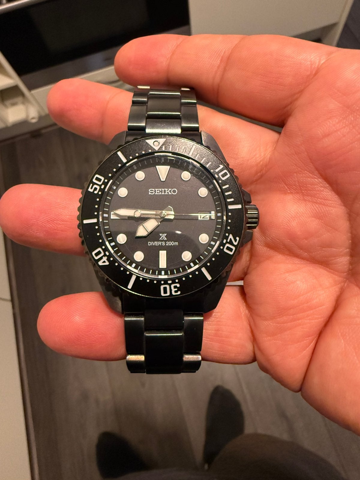 SEIKO SNE599P1 SEA - PROSPEX HORLOGE, Sieraden, Tassen en Uiterlijk, Horloges | Heren, Ophalen, Zo goed als nieuw, Staal, Seiko